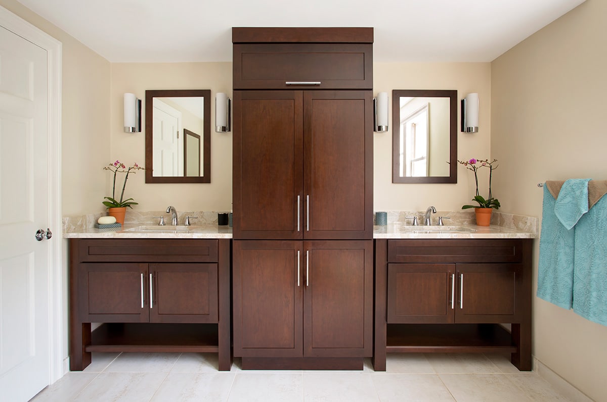 Master Bathroom Vanity Cabinet