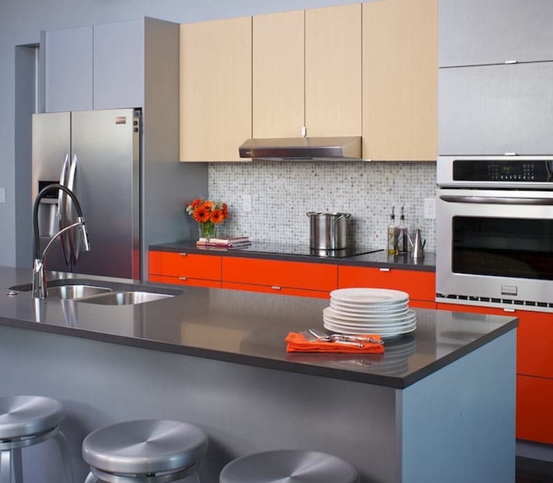 Multi-Color-Kitchen-Cabinets-Red-Accent-Kabi