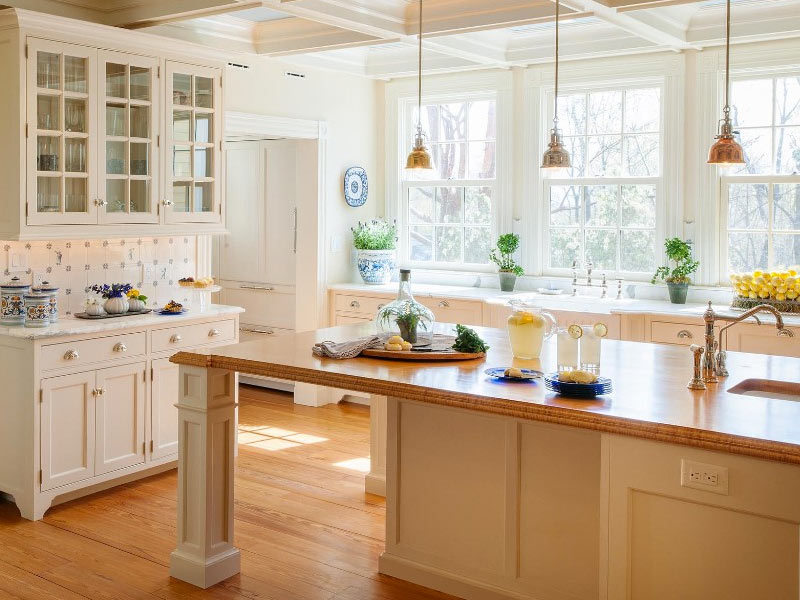 Kitchen-Island-with-Built-In-Table-Crown-Point-Cabinetry