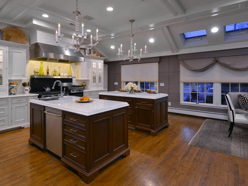 Kitchen-Layout-with-Two-Islands-Showcase-Kitchens