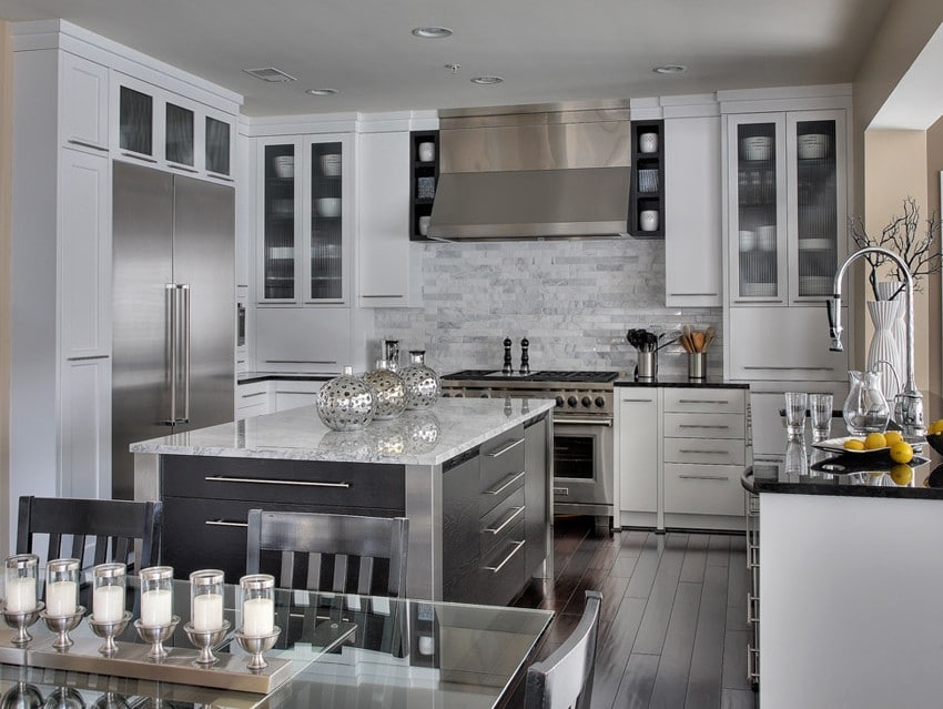 Contemporary Kitchen Neutral Colors Jack Rosen