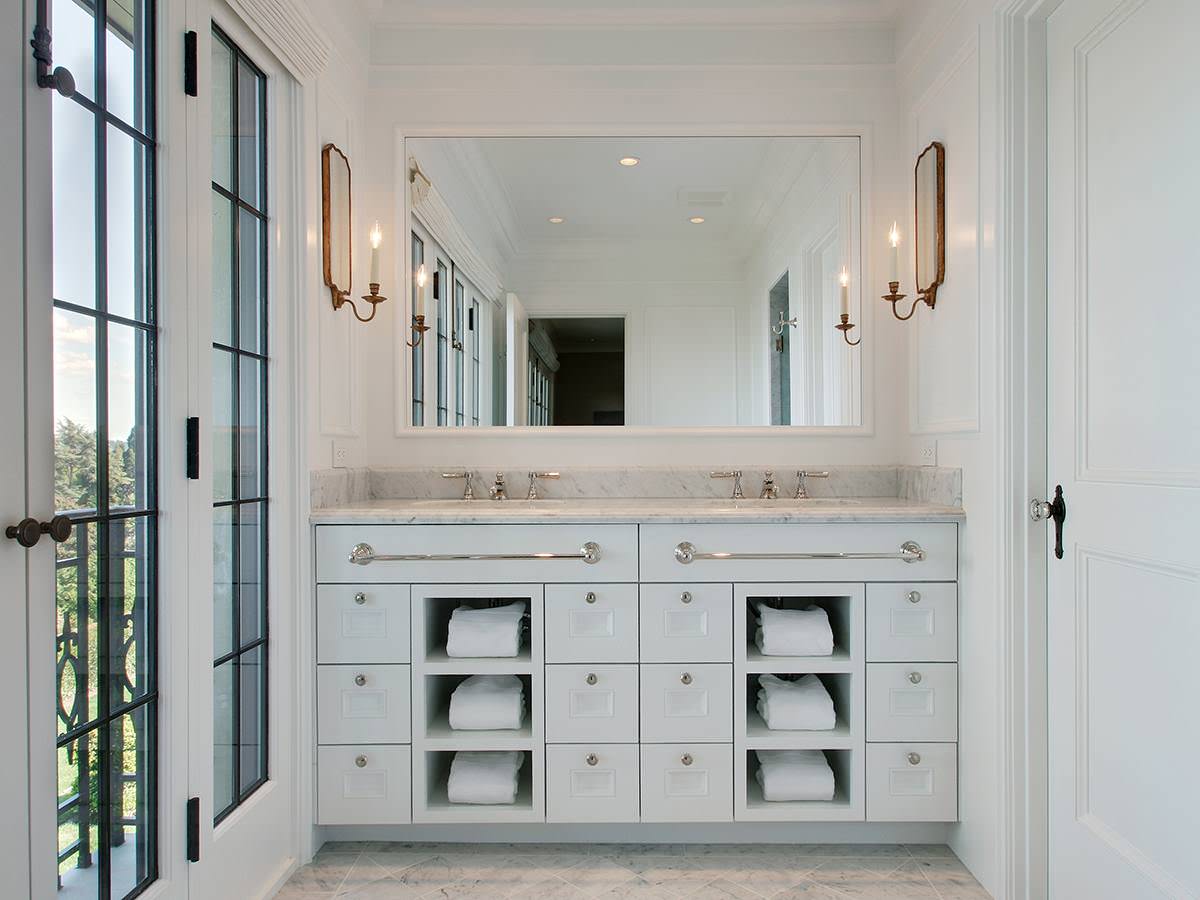 Bathroom Vanity Towel Storage