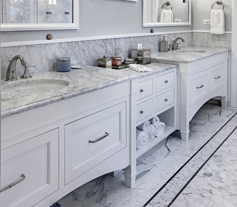 Dual-Sink-Master-Bath-with-Marble-Vanities-TZS-Design