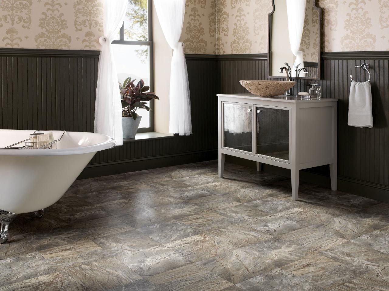 waterproof vinyl flooring for bathroom